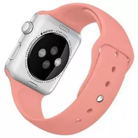 Ремешок силиконовый Rock Sport Band для Apple Watch Series 1/2 42мм (pink)