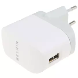 Сетевое зарядное устройство Belkin USB 1A без кабеля (белый) (F8Z563cw)