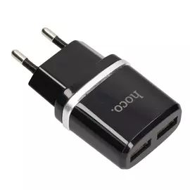 Сетевой блок питания Hoco (C12Q) Smart QC3.0 charger 3000mA (черный)