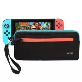 Сумка органайзер WIWU Nintendo Switch Double Zipper Travel Case (черный)