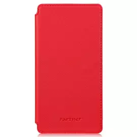 Универсальный чехол Partner Book-case до 4.5 дюйма полиуретан (красный)