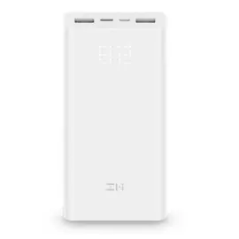 Универсальный внешний аккумулятор Xiaomi Mi ZMI Aura QB821 20000 mAh (White)