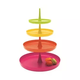 Zak!Designs Тортница большая многоуровневая "Sombrero: Hot Pot" разноцветный