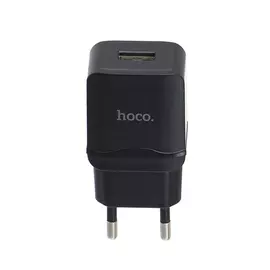 Зарядное устройство Hoco C22A Charger (1xUSB) 5W/2.4A черный