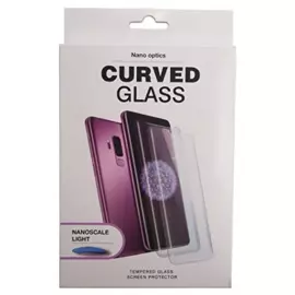 Защитное стекло (Full Glue) Tempered Glass Nano Optics Curved для Samsung Galaxy S10 (прозрачное антибликовое)