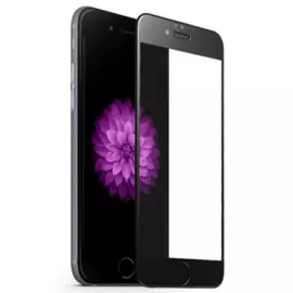 Защитное стекло Glass PRO (3D) Screen для Apple iPhone 6/6S цветное (мягкая черная рамка)