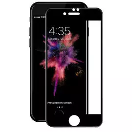 Защитное стекло Glass PRO (5D) Screen для Apple iPhone 7/8 цветное (черная рамка)