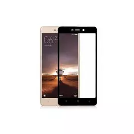 Защитное стекло Glass PRO (Full) Screen для Xiaomi Redmi 3 / 3 PRO / 3S / 3X цветное черная рамка