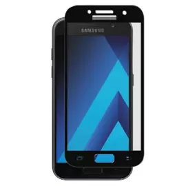 Защитное стекло Glass PRO (Full) Screen для Samsung Galaxy A3 (2017) SM-A320 цветное (черная рамка)