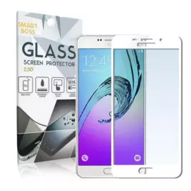 Защитное стекло Glass PRO (Full) Screen для Samsung Galaxy A7 (2016) SM-A710 цветное (белая рамка)