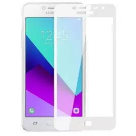 Защитное стекло Glass PRO (Full) Screen для Samsung Galaxy J2 Prime (SM-G532) цветное (белая рамка)