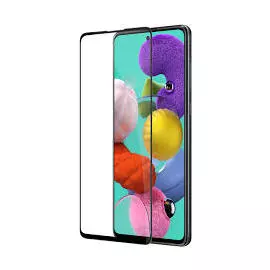 Защитное стекло Glass PRO (Full) Screen для Samsung Galaxy A51 (SM-A515F) цветное (черная рамка)