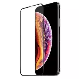 Защитное стекло Hoco Anti-shock Soft Edge (G2) для Apple iPhone 11 Pro Max/Xs Max силиконовые края черный