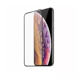 Защитное стекло Hoco Dustproof HD (A16) для Apple iPhone XS Max/11 Pro Max (6.5) цветное черная рамка