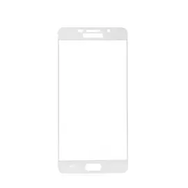 Защитное стекло InterStep Full Screen Cover 0.3mm для Samsung Galaxy A7 (2016) цветное (белая рамка)