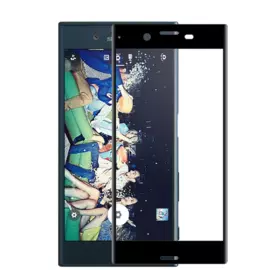 Защитное стекло InterStep Full Screen Cover для Sony Xperia X Compact (F5321) цветное (черна рамка)