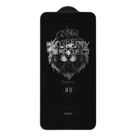 Защитное стекло Remax Tempered Glass 3D 9H для Apple iPhone 12/12 Pro цветное (черная рамка)