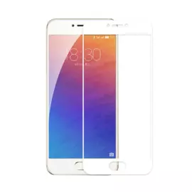 Защитное стекло Rinco (Full) Screen для Meizu Pro 6 (белая рамка)