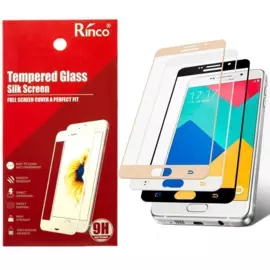 Защитное стекло Rinco (Full) Screen для Samsung Galaxy J5 (2017) SM-J530 (золотая рамка)