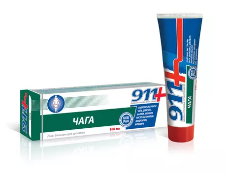 911 Чага гель-бальзам для суставов 100 мл