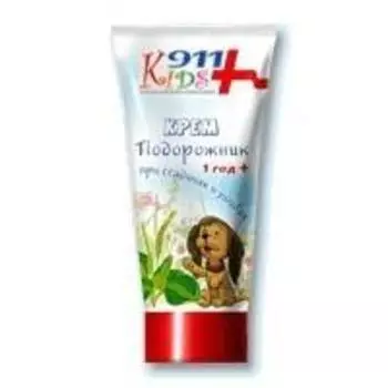 911 Kids Крем при ссадинах и ушибах Подорожник 50 мл