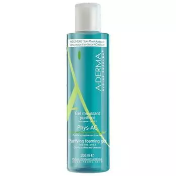 A-Derma Физ-АК гель очищающий пенящийся 200 мл