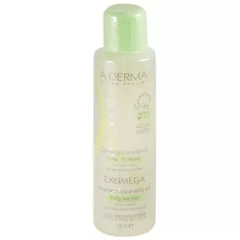 A-Derma Exomega Гель смягчающий очищающий для сухой кожи 2в1 500 мл