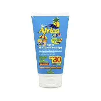 Африка Кидс Крем солнцезащитный на суше и на море SPF 30 150 мл