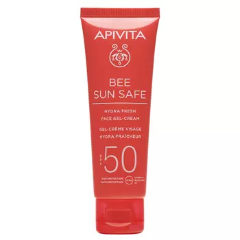 Apivita Би Сан Сэйф Крем солнцезащитный успокаивающий для чувствительной кожи лица SPF50+ тюб.50 мл