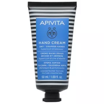 Apivita Крем для сухих и потрескавшихся рук Зверобой-Пчелиный воск туб.50 мл
