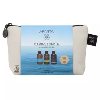 Apivita Набор Знакомство (Пенка очищ.75 мл+Шампунь увлаж.75 мл+Гель для душа тонизир.Горный чай 75 мл)