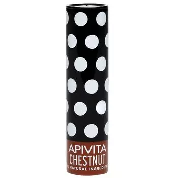 Apivita Уход для губ увлажняющий с оттенком Каштана стик 4,4 г