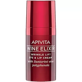 Apivita Вайн Эликсир Крем-лифтинг против морщин для кожи вокруг глаз и губ фл-пом. 15 мл