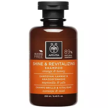 Apivita Шампунь блеск и жизненная сила Апельсин-Мед фл.250 мл