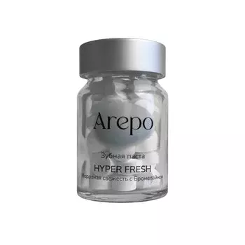 Арепо Гипер фреш Паста зубная в таблетках 55 шт Морозная свежесть
