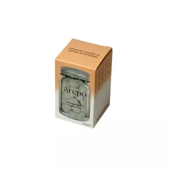 Арепо Экстра отбеливание Зубная паста в таблетках 55 шт Апельсин-корица