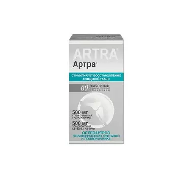 Артра 500 мг+500 мг таблетки 60 шт