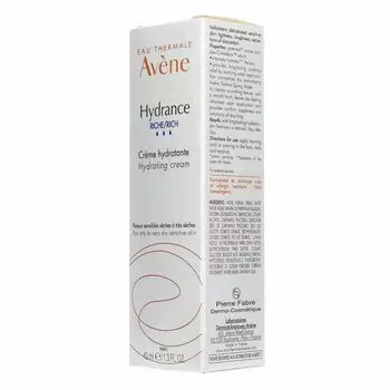 Avene Hydrance Rich Крем увлажняющий насыщенный 40 мл
