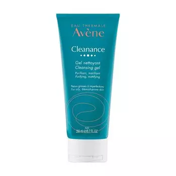 Avene Cleanance Гель очищающий для жирной или склонной к акне кожи лица и тела 200 мл