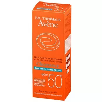 Avene Cleanance Флюид солнцезащитный для проблемной кожи лица SPF50+ 50 мл