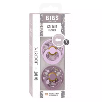 Bibs Colour Пустышка латексная с 6 месяцев Chamomile Lawn-Violet Sky 2 шт