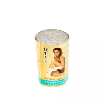 Бинт мед.эластич.ленточный средней растяжимости 1,5 м х 80мм