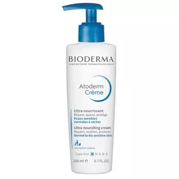 Bioderma Atoderm Крем питательный для сухой и чувствительной кожи 200 мл
