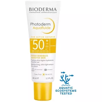 Bioderma Photoderm Аквафлюид солнцезащитный SPF 50+ с матирующим эффектом 40 мл