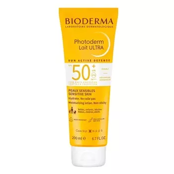 Bioderma Photoderm Lait Ultra Молочко солнцезащитное SPF 50+ для чувствительной кожи 200 мл