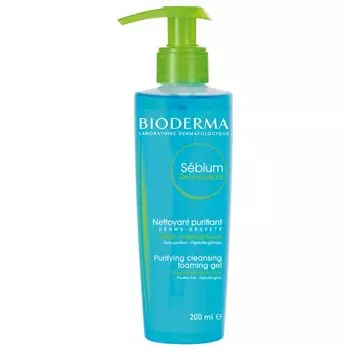 Bioderma Sebium Гель для умывания для жирной и проблемной кожи флакон с помпой 200 мл