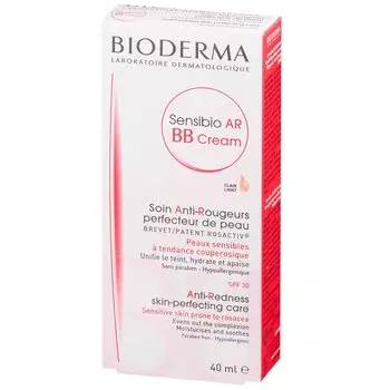 Bioderma Sensibio AR BB-крем защитный для кожи лица с покраснениями и розацеа 40 мл