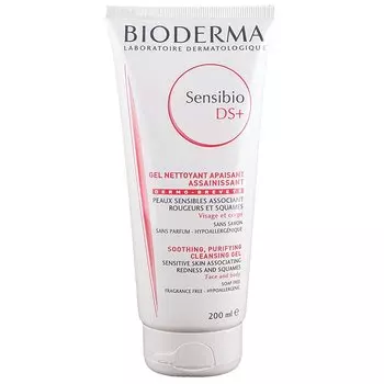 Bioderma Sensibio DS+ Гель очищающий для чувствительной кожи лица с покраснениями 200 мл