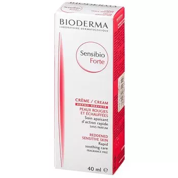 Bioderma Sensibio Forte Крем успокаивающий для сухой кожи лица с покраснениями 40 мл