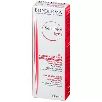 Bioderma Sensibio Eye Гель увлажняющий для чувствительной кожи вокруг глаз 15 мл